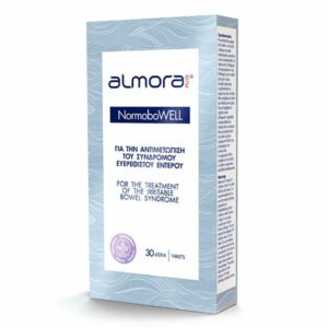 Almora Plus® Normobowell για την Αντιμετώπιση των Συμπτωμάτων του Συνδρόμου Ευερέθιστου Εντέρου, 30tabs