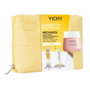 Vichy Promo με Neovadiol Rose Platinium Αντιρυτιδική Κρέμα Ημέρας, 50ml & Δώρο Neovadiol Meno 5 BI-Serum Ορός Προσώπου, 5ml, Capital Soleil UV-Age Daily SPF50+ Αντηλιακό Προσώπου, 3ml & Νεσεσέρ, 1σετ