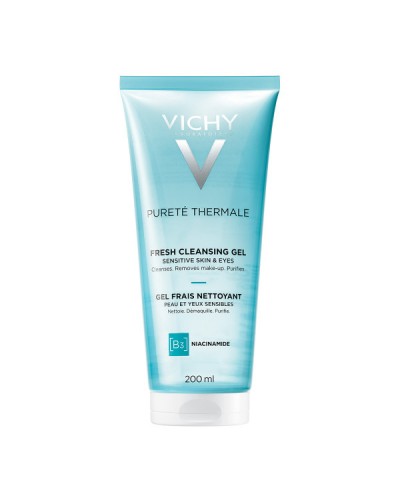 Vichy Purete Thermale Fresh Cleansing Gel Καθαρισμού Προσώπου & Ματιών, 200ml