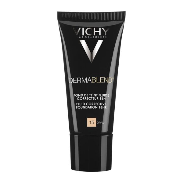 Vichy Dermablend Fluid Make-up No.15 Opal Διορθωτικό Make-Up Υψηλής Κάλυψης έως 16hrs,30ml