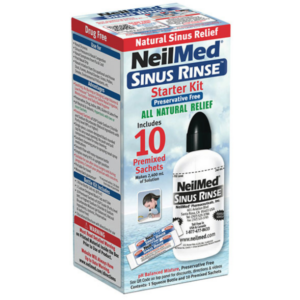 NeilMed Sinus Rinse Starter Kit Σύστημα Φυσικής Θεραπευτικής Ανακούφισης των Ρινικών Παθήσεων, 10 φάκελλοι