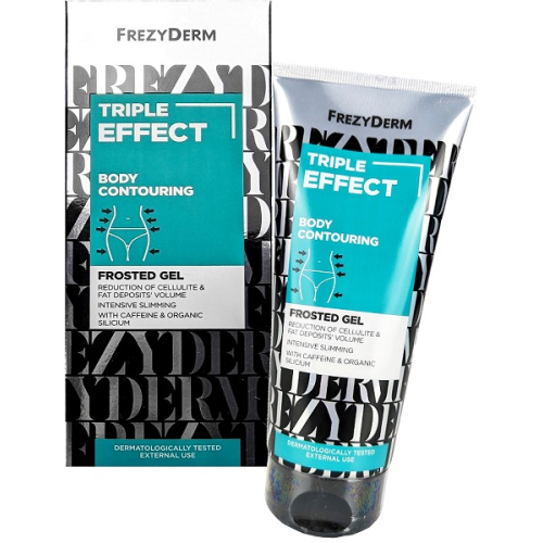 Frezyderm Triple Effect Body Contouring Frosted Gel Τζελ για Μείωση Κυτταρίτιδας, Αδυνάτισμα & Σύσφιξη, 200ml