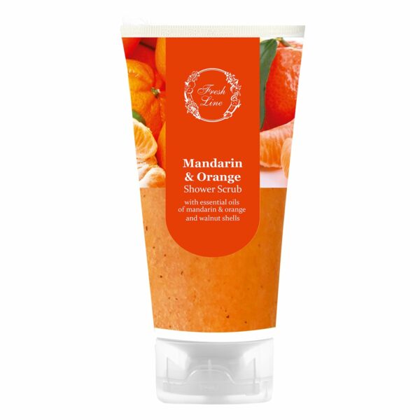 Fresh Line Mandarin & Orange Shower Scrub 150ml