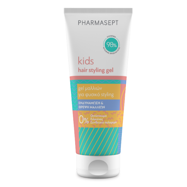 Pharmasept Kids Hair Styling Gel Τζελ Μαλλιών για Δυνατό Κράτημα, 100ml