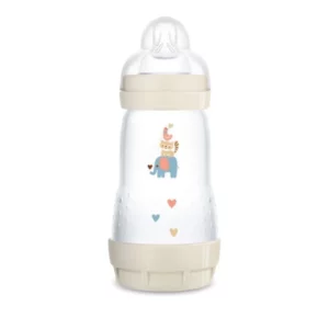 Mam Easy Start Anti-Colic Πλαστικό Μπιμπερό με Θηλή Σιλικόνης 2+ μηνών Μπεζ 260ml