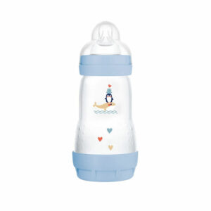 MAM Easy Start Anti-Colic Πλαστικό Μπιμπερό με Θηλή Σιλικόνης 2m+ Μπλε 260ml