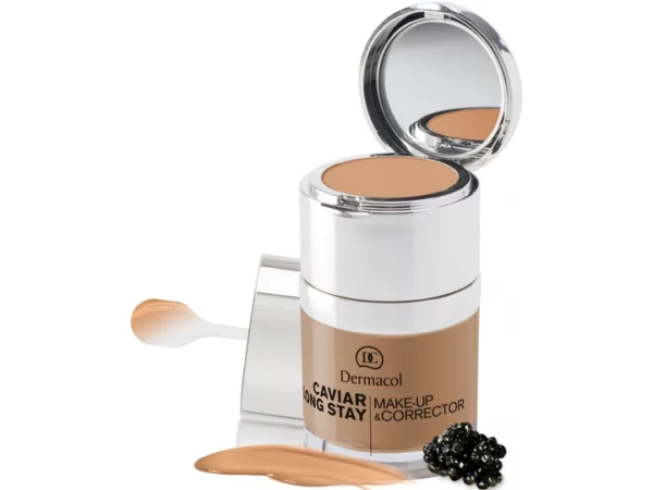 DERMACOL CAVIAR LONG STAY MAKE - UP & CORRECTOR 5.0 CAPPUCCINO 30ML