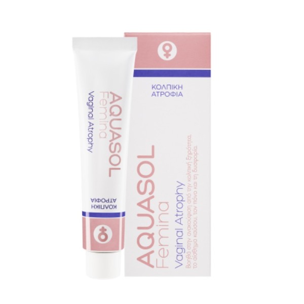 Aquasol Femina Vaginal Atrophy Με 5 Απλικατέρ Μίας Χρήσης 30ml