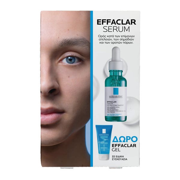 La Roche-Posay Promo Effaclar Serum Ultra Concentrated Ορός Κατά των Επίμονων Ατελειών, 30ml & Δώρο Effaclar Gel Καθαρισμού Προσώπου, 50ml, 1σετ