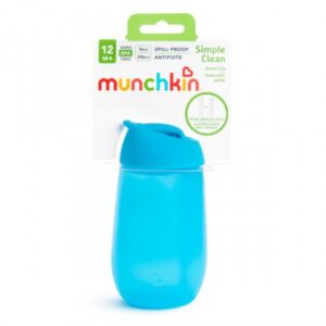 Munchkin Κύπελο Simple Clean Straw 12m+ Blue 296ml