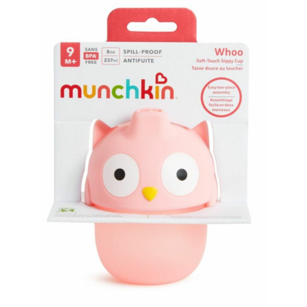 Munchkin Παιδικό Κύπελλο Soft Touch Sippy Cup Coral 230ml