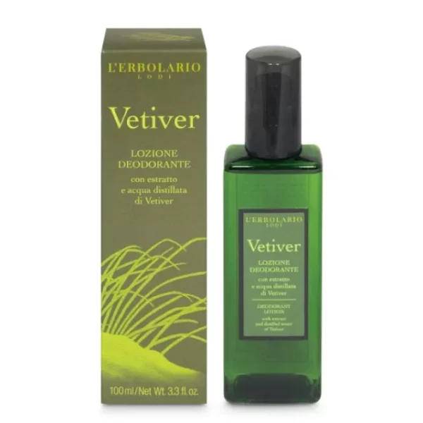 L'Erbolario Vetiver Deodorant Lotion Αποσμητική Λοσιόν Για Άντρες 100ml