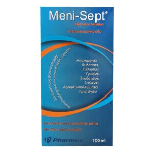 Meni-Sept All-In-One Διάλυμα Kαθαρισμού για Όλους τους Φακούς Επαφής, 100ml