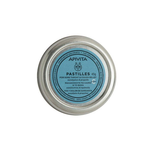 Apivita | Pastilles  Eucalyptus & Propolis | Παστίλιες  με Ευκάλυπτο & Πρόπολη | 45gr