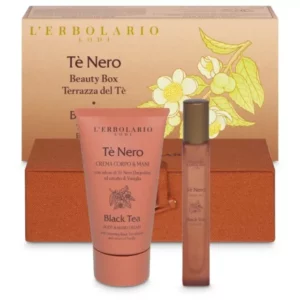 L' Erbolario Black Tea Beauty Box Tea Terraces Body & Hand Cream Αρωματική Κρέμα Σώματος 75ml & Perfume Άρωμα 10ml