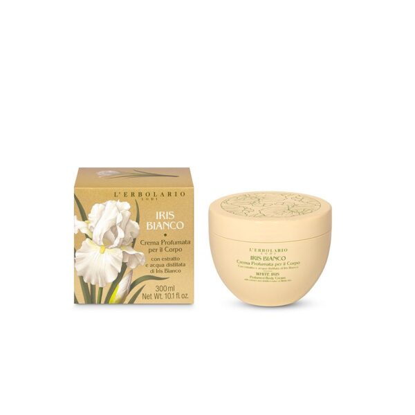 L' Erbolario Iris Bianco Perfumed Body Cream Αρωματική Κρέμα Σώματος 300ml