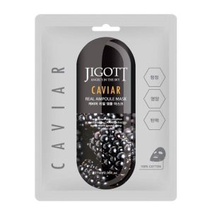 Jigott Caviar Real Ampoule Sheet Mask 27ml