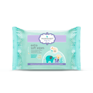 PHARMASEPT Baby Care Soft Wipes Απαλά Μαντηλάκια Καθαρισμού για Πρόσωπο & Σώμα 30 Τεμάχια