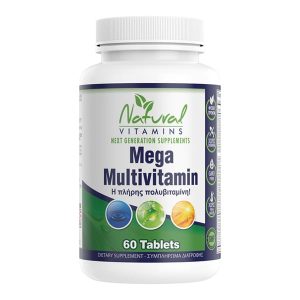 Natural Vitamins Mega Multivitamin, 60tabs