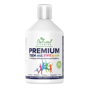 Natural Vitamins Premium Teen Multivitamin, 500ml